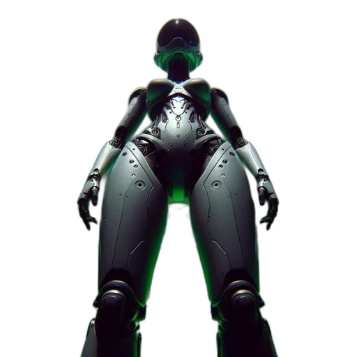 robot, weapon, creature, 3d render transparent PNG cut-out
