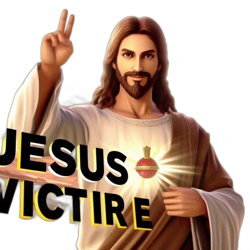 artistic, rendition, jesus, christ transparent PNG cut-out