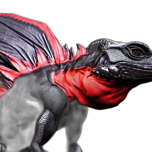 dragon, animal, creature, 3d render transparent PNG cut-out