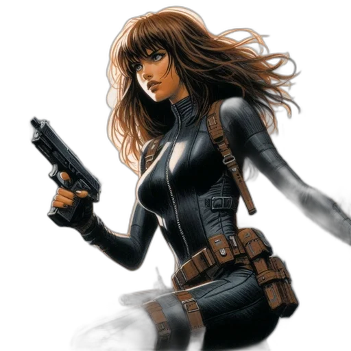 weapon, comic book art, concept art, fantasy art transparent PNG cut-out
