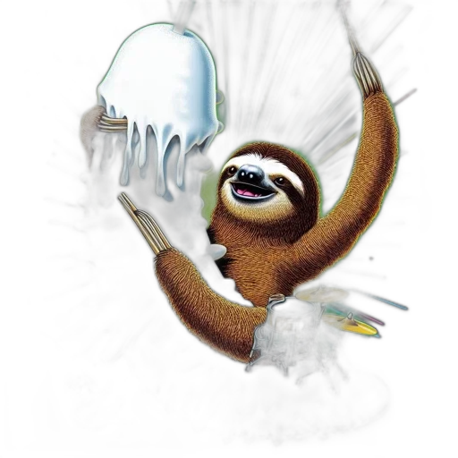 mask, staff, creature, face transparent PNG cut-out