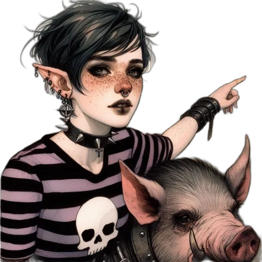 animal, creature, concept art, comic book art transparent PNG cut-out