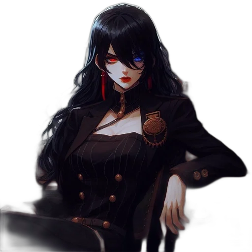 jacket, dress, staff, mask transparent PNG cut-out
