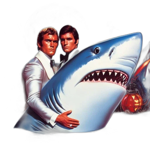 concept art, underwater, two, men transparent PNG cut-out