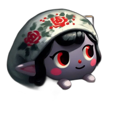 hat, animal, creature, staff transparent PNG cut-out