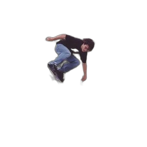 creature, staff, 3d render, skateboarder transparent PNG cut-out