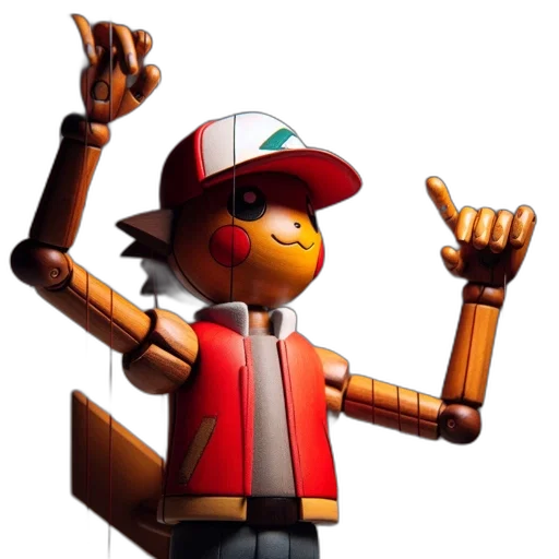 robot, staff, jacket, 3d render transparent PNG cut-out