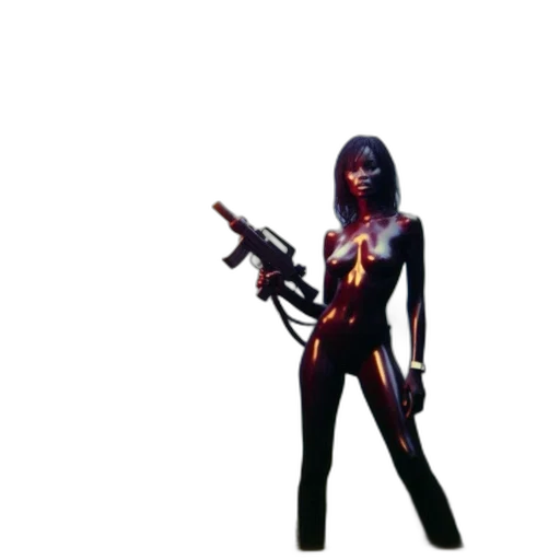 weapon, staff, robot, animal transparent PNG cut-out