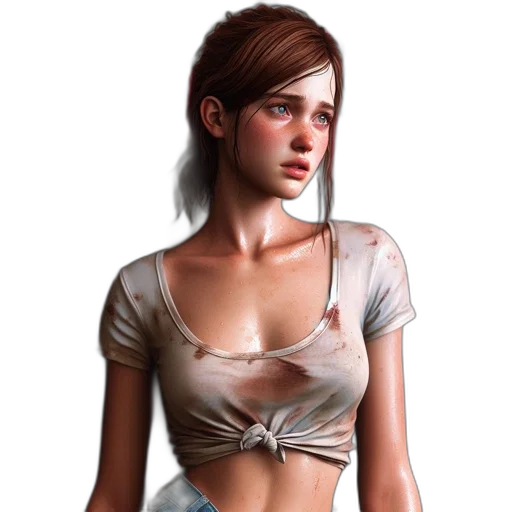dress, jacket, face, concept art transparent PNG cut-out