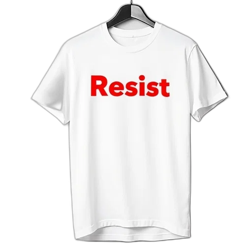 word, resist, written, red transparent PNG cut-out