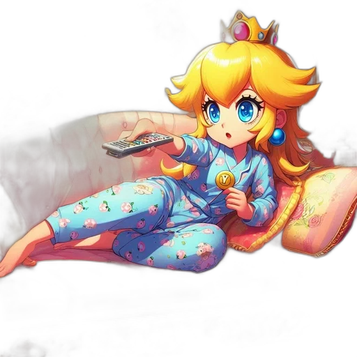 dress, crown, weapon, pixel art transparent PNG cut-out