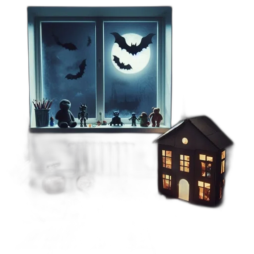building, concept art, pixel art, 3d render transparent PNG cut-out