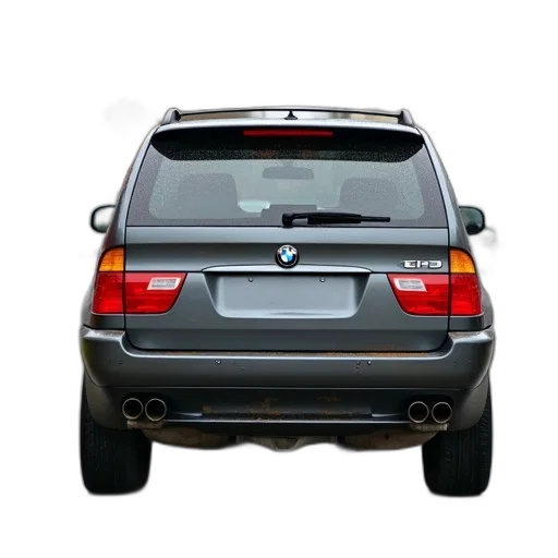 car, gray, bmw, broom transparent PNG cut-out