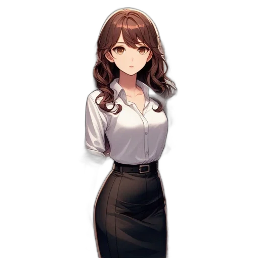 staff, dress, face, pixel art transparent PNG cut-out