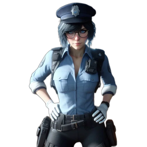 staff, jacket, weapon, face transparent PNG cut-out
