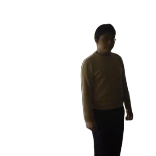 robot, jacket, staff, face transparent PNG cut-out
