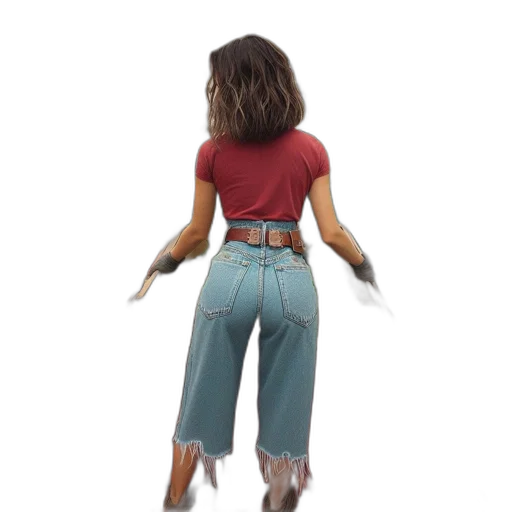 jacket, hair, creature, dress transparent PNG cut-out