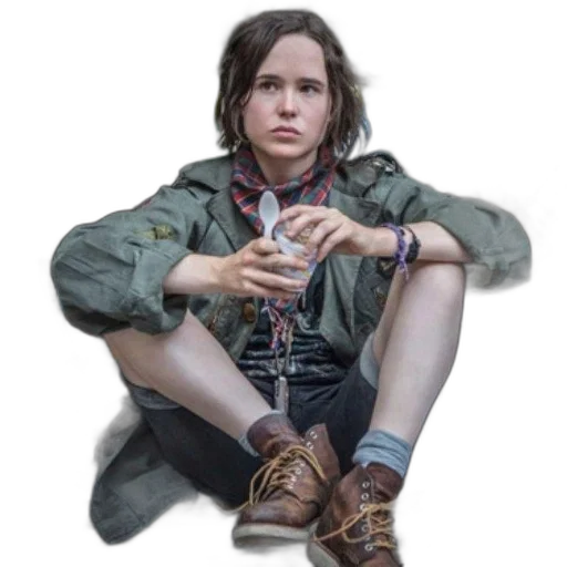 jacket, shoes, weapon, face transparent PNG cut-out