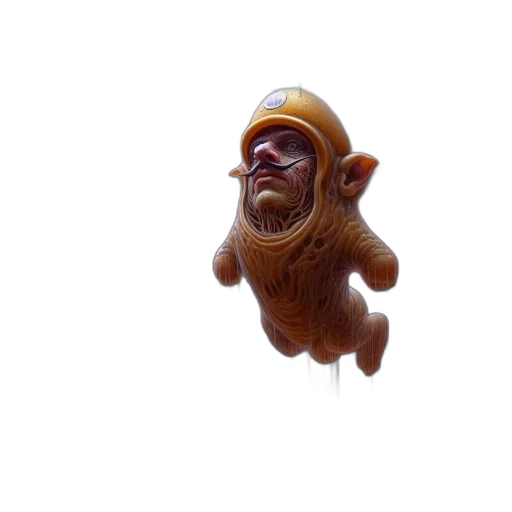 mask, creature, face, staff transparent PNG cut-out