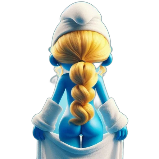 dress, staff, crown, hair transparent PNG cut-out