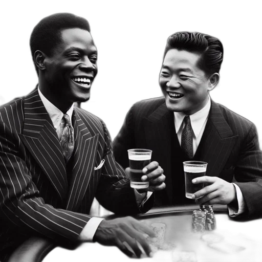 two, men, dressed, formal transparent PNG cut-out