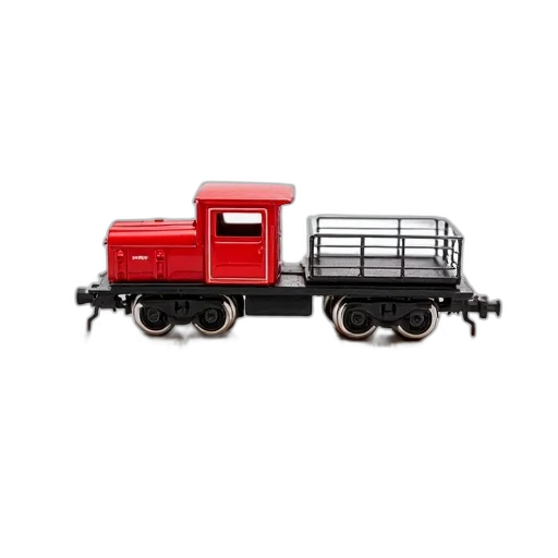 3d render, red, toy, train transparent PNG cut-out