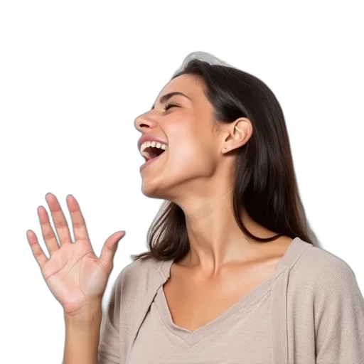 face, woman, her, mouth transparent PNG cut-out