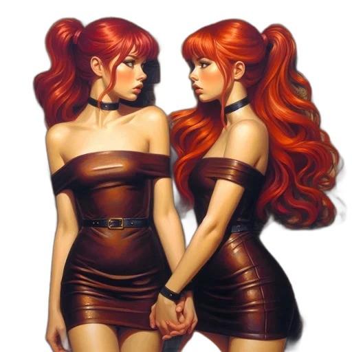dress, concept art, fantasy art, comic book art transparent PNG cut-out