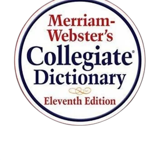 merriam-webster, collegiate, dictionary, eleventh transparent PNG cut-out