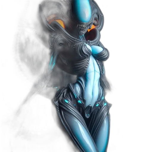 robot, mask, creature, concept art transparent PNG cut-out
