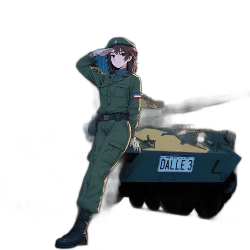 weapon, car, staff, jacket transparent PNG cut-out