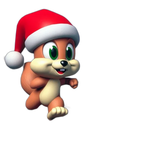 animal, hat, creature, 3d render transparent PNG cut-out
