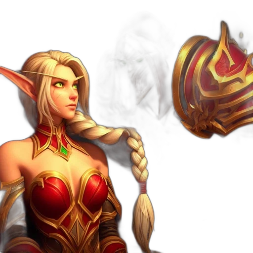staff, fantasy art, concept art, 3d render transparent PNG cut-out