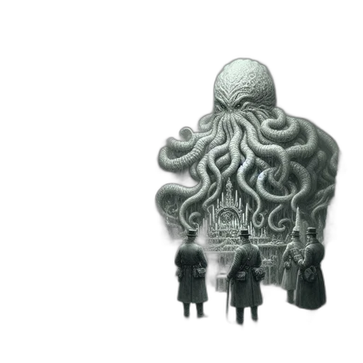 creature, jacket, hair, crown transparent PNG cut-out