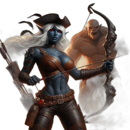 concept art, fantasy art, comic book art, photorealistic transparent PNG cut-out