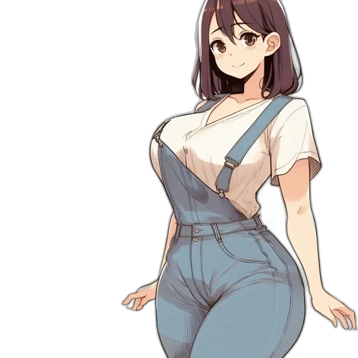 dress, robot, staff, creature transparent PNG cut-out