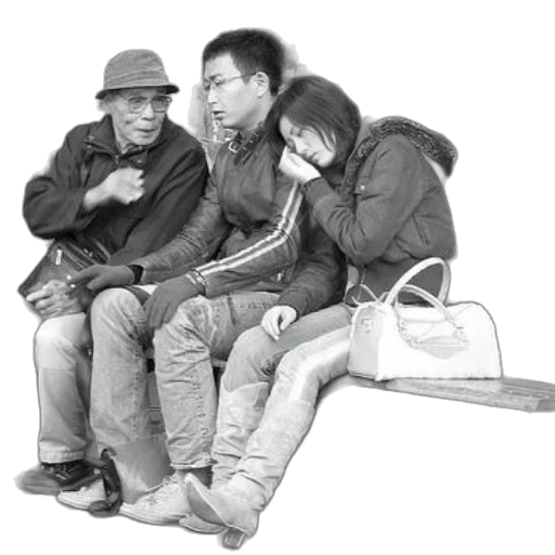 jacket, staff, umbrella, hat transparent PNG cut-out