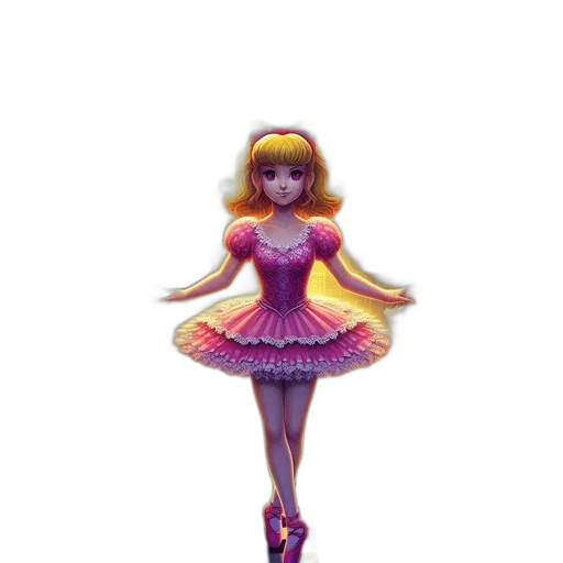 dress, concept art, 3d render, fantasy art transparent PNG cut-out