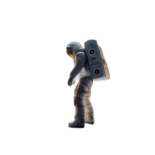 robot, weapon, staff, jacket transparent PNG cut-out