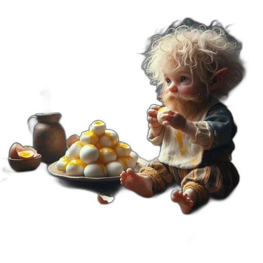 food, concept art, 3d render, photorealistic transparent PNG cut-out