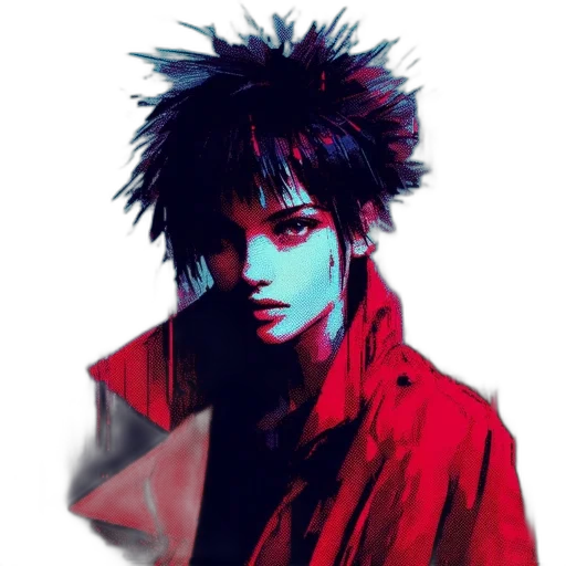 jacket, face, creature, mask transparent PNG cut-out
