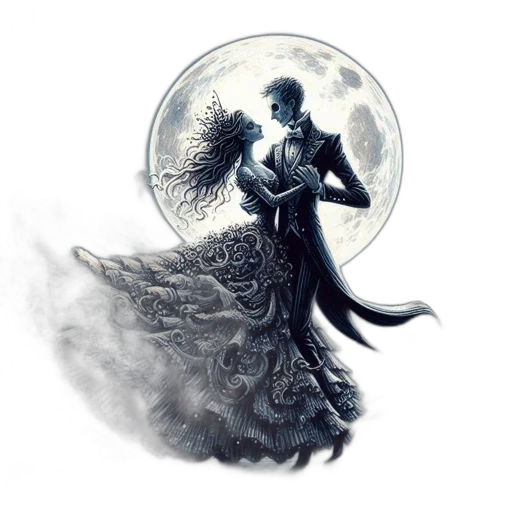 dress, mask, staff, fantasy art transparent PNG cut-out