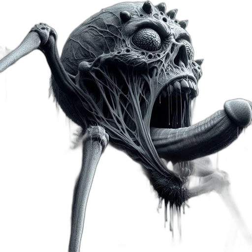 creature, mask, hair, animal transparent PNG cut-out