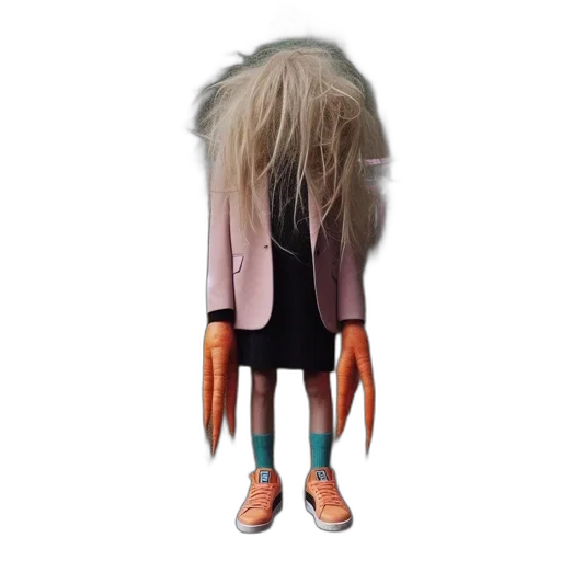creature, jacket, hair, animal transparent PNG cut-out