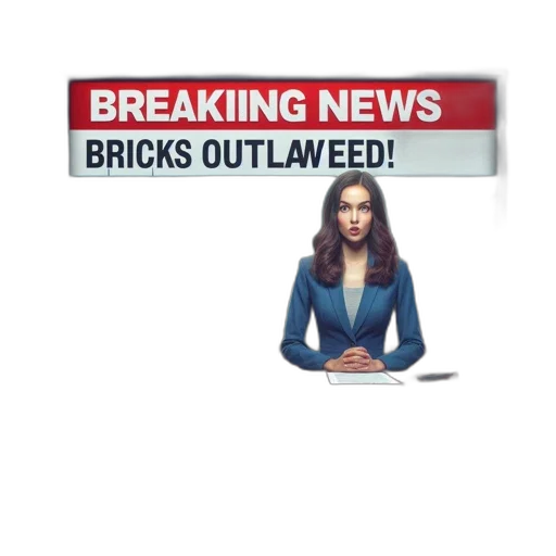 news, anchor, sits, desk transparent PNG cut-out