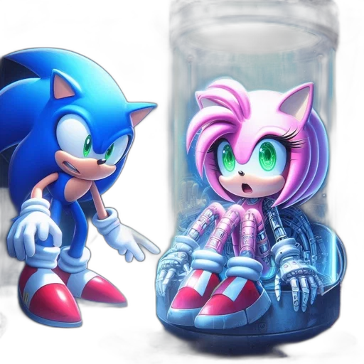 bottle, concept art, 3d render, vaporwave transparent PNG cut-out