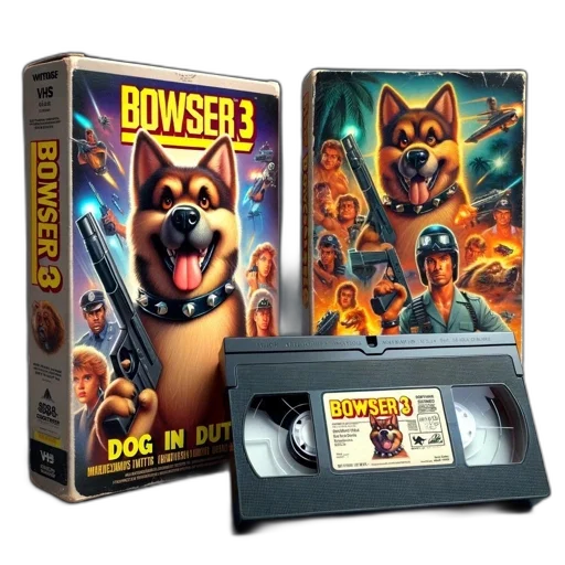 old-school, styled, vhs, tape transparent PNG cut-out
