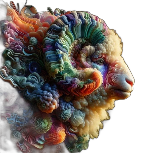 dragon, mask, face, hair transparent PNG cut-out