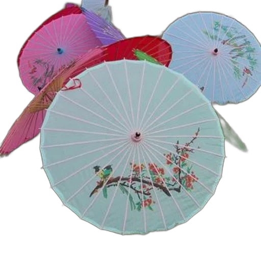 umbrella, hat, staff, colorful transparent PNG cut-out