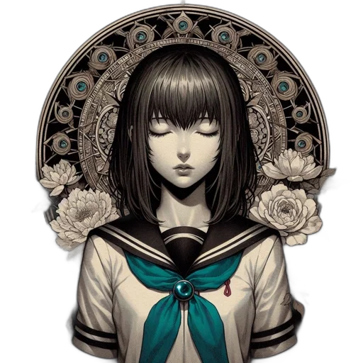 face, mask, crown, staff transparent PNG cut-out